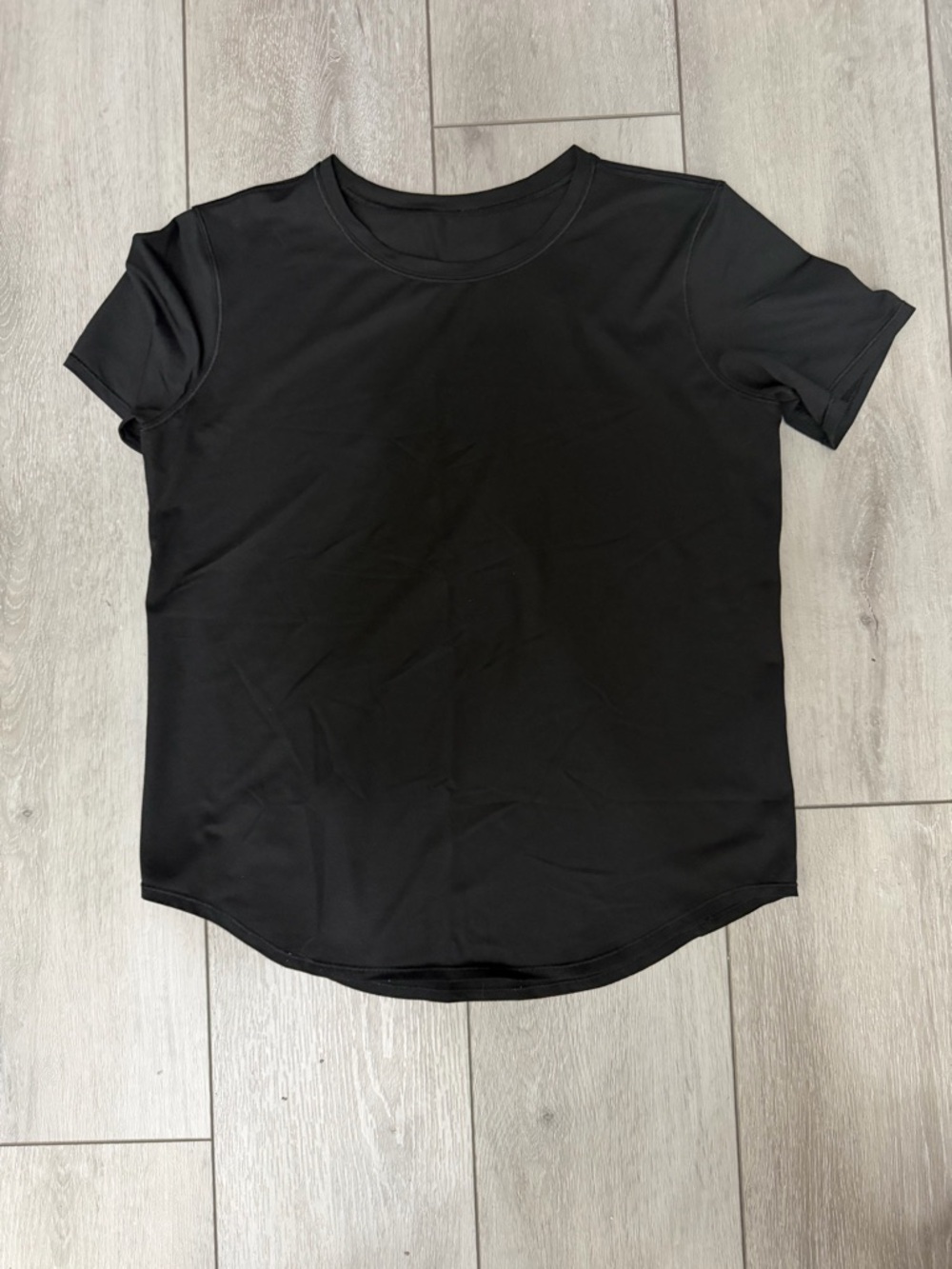 lululemon athletica Black Short Sleeve Crewneck Tee
